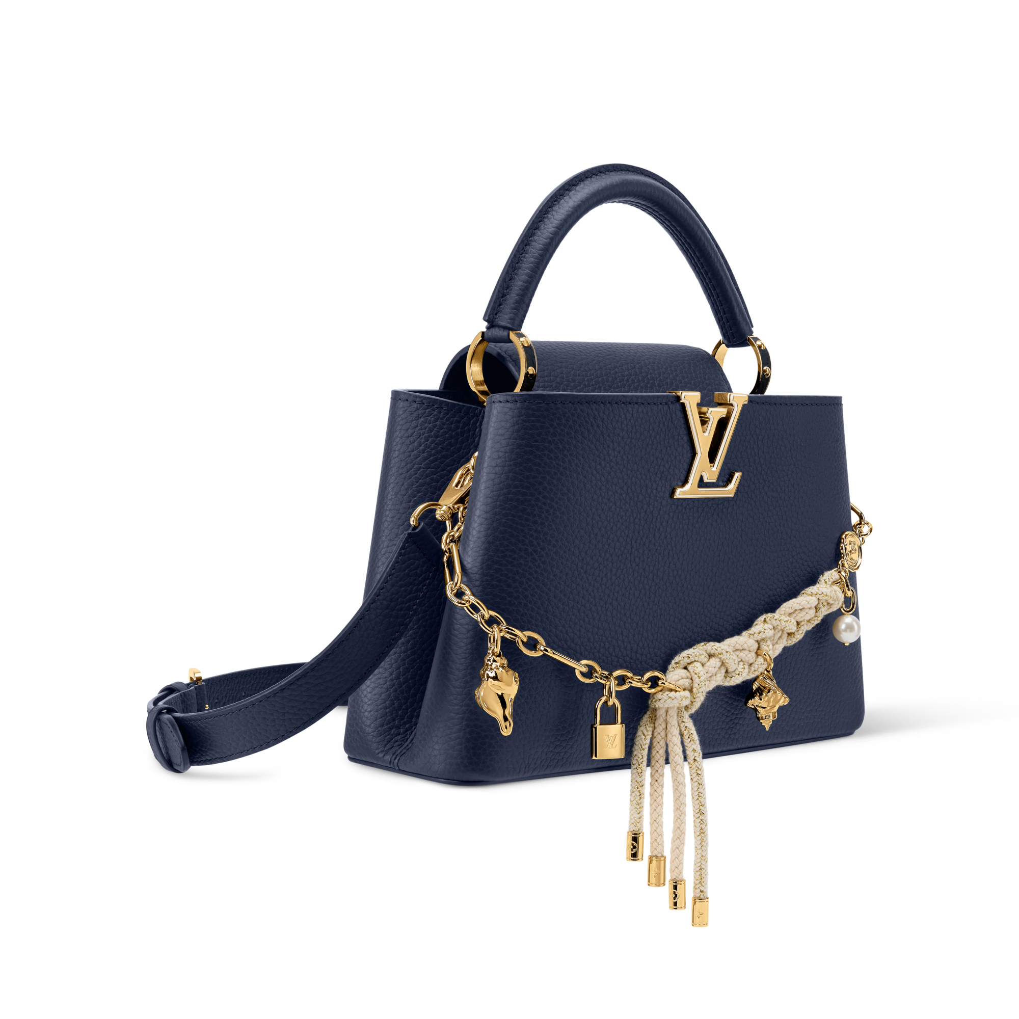 美品！『LOUIS VUITTON 』カプシーヌBB ルイヴィトン】カプシーヌ BB LV イニシャル (Louis Vuitton